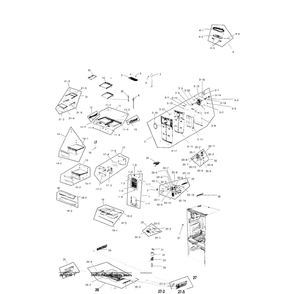 Refrigerator Diagram and Parts List for RF267ACRS XAA-0000 Samsung Refrigerator