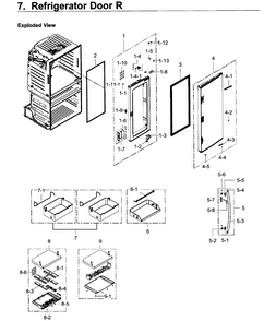 Part Location Diagram of DA82-02227P Samsung A/S Assembly-PACKING SVC KIT