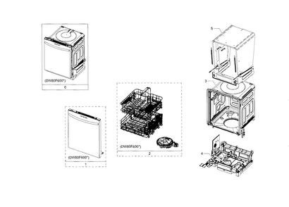 Part Location Diagram of DD82-01131A Samsung Base assembly