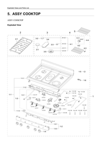Part Location Diagram of DG61-02017A Samsung Bracket manifold