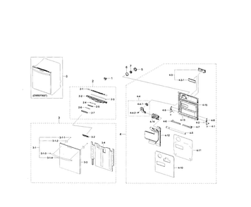 Part Location Diagram of DD82-01090A Samsung Tub Assembly Front