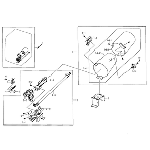 Duct And Burner Diagram and Parts List for DV405GTPASU AA-02 Samsung Dryer