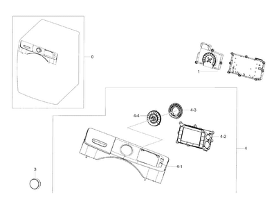 Part Location Diagram of DC92-01622E Samsung Sub Pcb Assembly