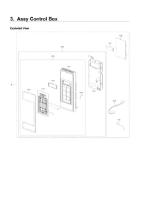 Part Location Diagram of DE34-00466A Samsung Switch membrane