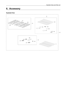 Accessory Diagram and Parts List for NX58R6631ST AA-00 Samsung Range
