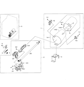 Heater Assy Diagram and Parts List for DV456GWHDSU AA-0001 Samsung Dryer