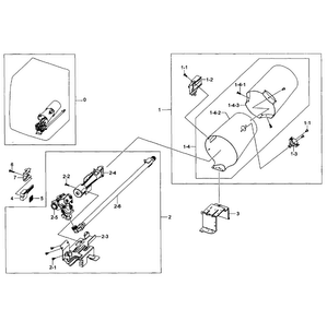 Burner Assy Diagram and Parts List for DV435GTGJWR A1-0001 Samsung Dryer