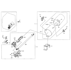 Duct & Burner Diagram and Parts List for DV457GVGSGR AA-0000 Samsung Dryer