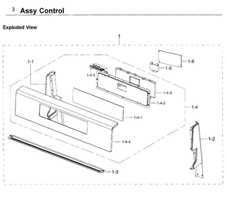 Part Location Diagram of DE07-00133B Samsung LED Display Board