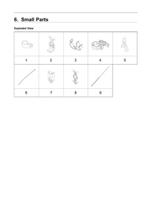 Small Parts Diagram and Parts List for WA45T3400AW A4-00 Samsung Washer