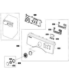 Part Location Diagram of DC92-00737C Samsung Sub Pcb Assembly