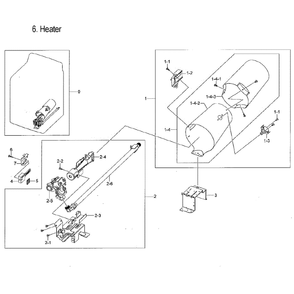 Duct And Burner Diagram and Parts List for DVG50M7450P A3-00 Samsung Dryer