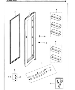 Part Location Diagram of DA99-03490T Samsung Assembly INSTALL-ACCESSORY;I