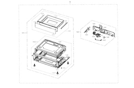 Drawer Diagram and Parts List for NX58J7750SS AA-0000 Samsung Range