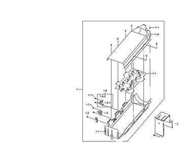 Heater Assy Diagram and Parts List for DV407AEW XAA-0001 Samsung Dryer