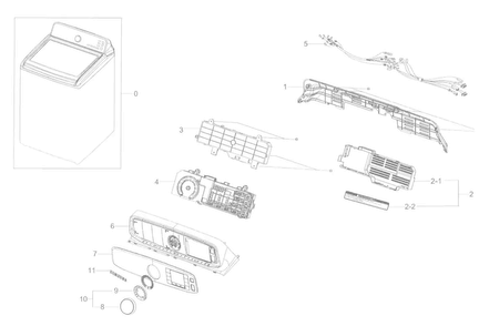 Part Location Diagram of DC93-00546B Samsung Main Wire Harness Assembly