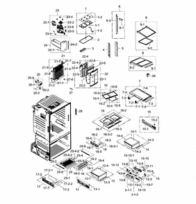 Part Location Diagram of DA61-08221A Samsung Case