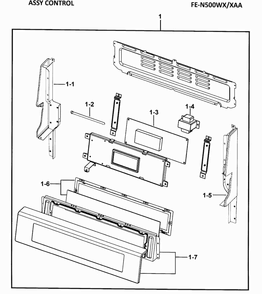 Part Location Diagram of DE92-03019D Samsung Main Pcb Assembly