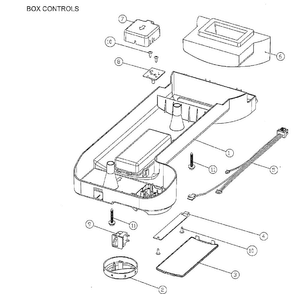 Part Location Diagram of 30105-0037400 Maytag Refrigerator control box