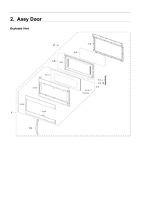 Part Location Diagram of DE61-01752A Samsung Holder glass