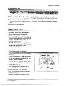 Disassembly And Reassembly Page 3 Diagram and Parts List for MW5580W XAA Samsung Microwave