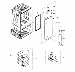 Part Location Diagram of DA63-07676A Samsung Guard