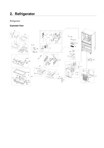 Refrigerator Parts Diagram and Parts List for RF24R7201SR AA-02 Samsung Refrigerator