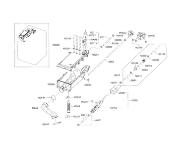 Part Location Diagram of DC65-00008C Samsung CLAMPER HOSE;DRUM W/M