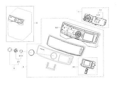 Part Location Diagram of DC64-03066M Samsung BUTTON PUSH;DVH5000,DVH6