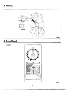 Precaution/specifications Page 2 Diagram and Parts List for MW3050W XAA Samsung Microwave