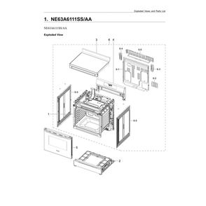 Part Location Diagram of DG94-03973A Samsung 