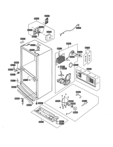 Unit Diagram and Parts List for RB193KASB XAC-00 Samsung Refrigerator