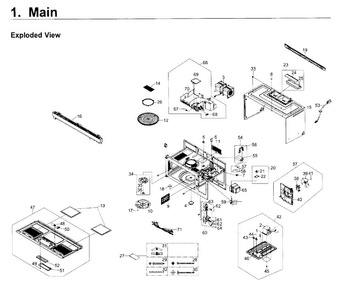 Part Location Diagram of DE94-02549A Samsung Tray Roller
