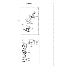 Part Location Diagram of DJ62-00148A Samsung PIPE-ADAPTER;VC-5900,PP,