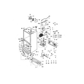 Part Location Diagram of DA60-40102B Samsung WASHER-PLAIN;SR-41~4433,