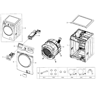 Part Location Diagram of DC97-16878A Samsung Assembly COVER FILTER;SQUALL