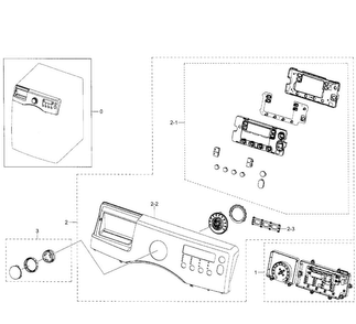 Part Location Diagram of DC97-16052R Samsung Assembly BUTTON;SQUALL,WF350