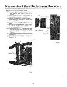 Replacement Procedure Page 4 Diagram and Parts List for MW5620T XAA Samsung Microwave