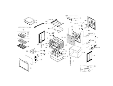 Part Location Diagram of DG63-00061A Samsung Access cover