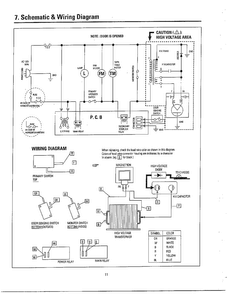 Schematic And Wiring Diagram Diagram and Parts List for MW5330T XAA Samsung Microwave