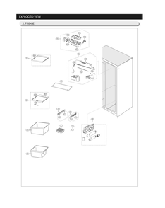 Refrigerator Parts Diagram and Parts List for RS25J500DSR BY-00 Samsung Refrigerator