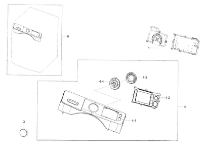 Control Panel Diagram and Parts List for WF42H5000AW A2-0001 Samsung Washer