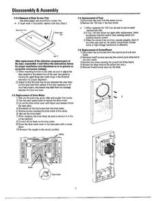 Precaution/specifications Page 6 Diagram and Parts List for MW3050W XAA Samsung Microwave