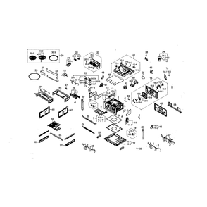 Part Location Diagram of DE63-00878A Samsung Turntable Tray
