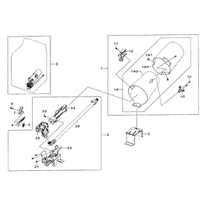 Heater Assembly Diagram and Parts List for DV422GWHDWR AA-01 Samsung Dryer