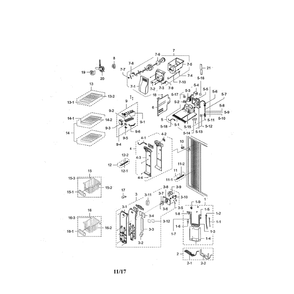 Part Location Diagram of DA64-00675C Samsung TRIM-WIRE BASKET A;BEST-