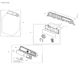 Part Location Diagram of DC64-03070A Samsung Control panel