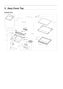 Part Location Diagram of DC97-18119G Samsung Detergent Case Assembly