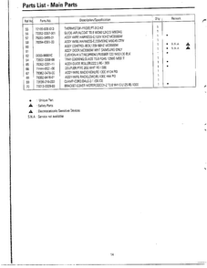 Complete Microwave Oven Page 3 Diagram and Parts List for MC6566W XAA Samsung Microwave
