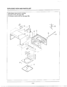 Parts List Diagram and Parts List for MW2030U XAA Samsung Microwave